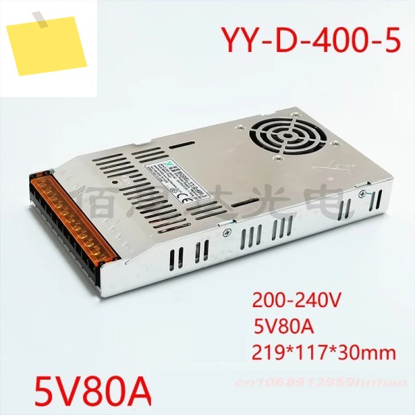 LED 전원 공급 장치 YY-D-400-5 5V 80A 400W용 새 정품 제품 이미지
