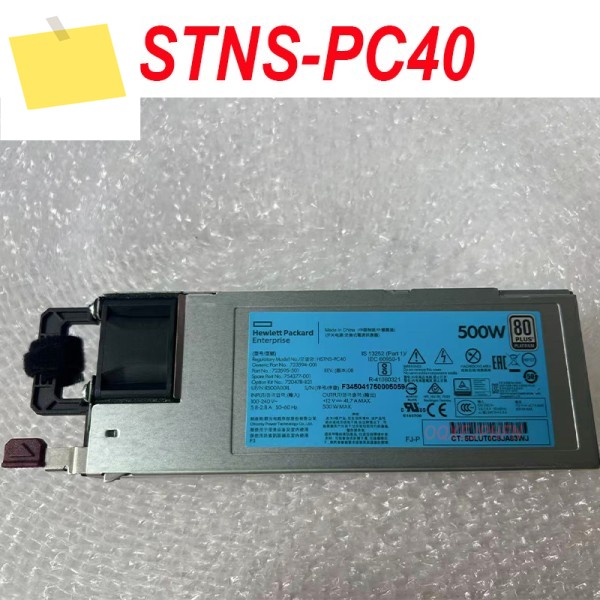 95% 새 정품 GEN9 DPS-500AB-13 A HSTNS-PC40 전원 공급 장치 723594-001 720478-B21 500W 제품 이미지