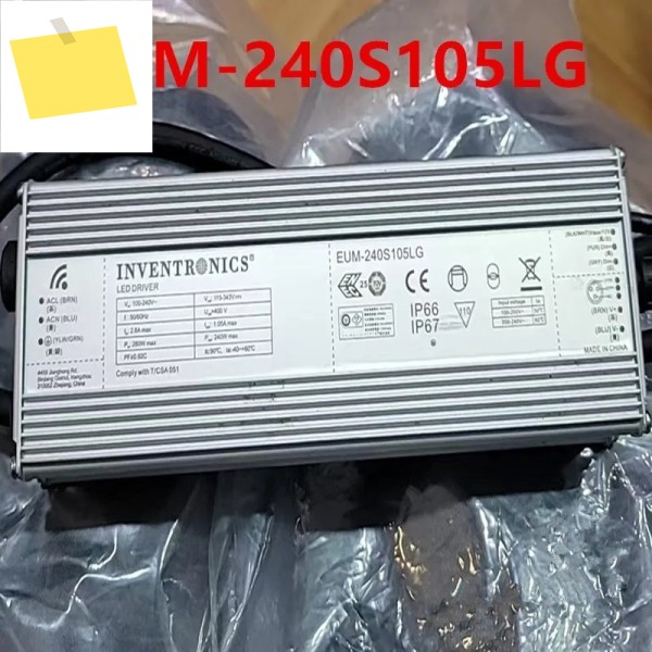 INVENTRONICS 115-343V 240W EUM-240S105LG 107-305V 거의 새것과 같은 미사용 정품 전원 공급 장치 1개 제품 이미지