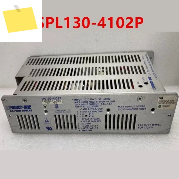 POWER-ONE 130W SPL130-4102P용 분해형 전원 공급 장치 새것처럼 작동합니다 1개 제품 이미지