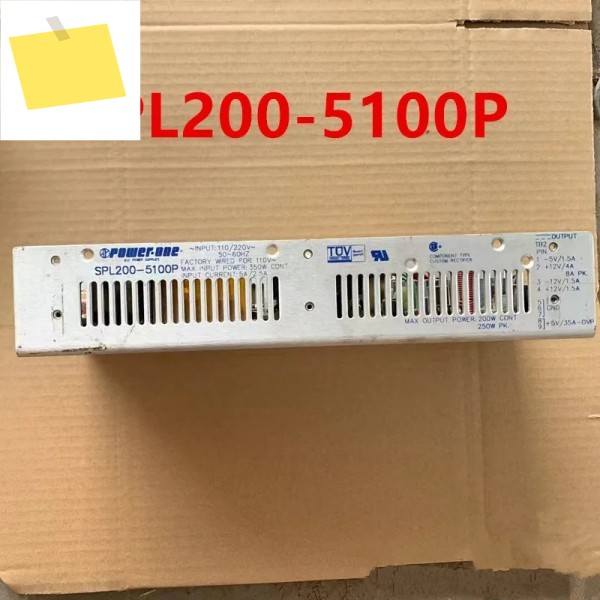 POWER-ONE 200W 전원 공급 장치 SPL200-5100P용 원래 분해 새것처럼 작동합니다 1개 제품 이미지