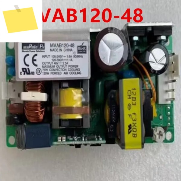 MURATA 48V2.5A 120W 전원 공급 장치 MVAB120-48용 원래 분해 새것처럼 작동 1개 제품 이미지