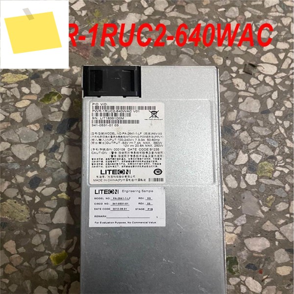 CISCO PWR-1RUC2-640WAC 전원 공급 장치 PA-2641-1-LF용 90% 새 정품 제품 이미지