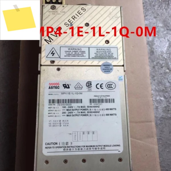 ASTEC 600W MP4-1E-1L-1Q-0M 73-540-0929용 원래 분해 전원 공급 장치 새것처럼 작동 1개 제품 이미지