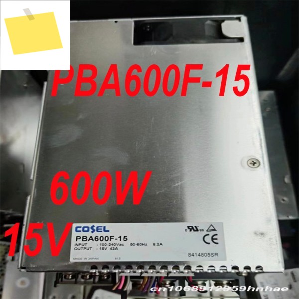 90% 새 정품 AC100-240V 600W 15V 43A 전원 공급 장치 PBA600F-15 1개 제품 이미지