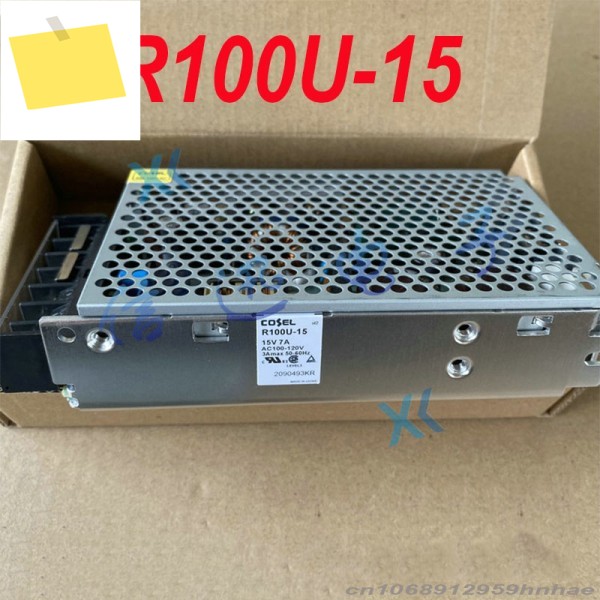 COSEL AC100-120V 100W 15V 전원 공급 장치 R100U-15용 정품 새 제품 1개 제품 이미지
