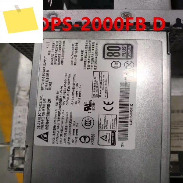 2000W DPS-2000FB D용 새 전원 공급 장치 1개 제품 이미지