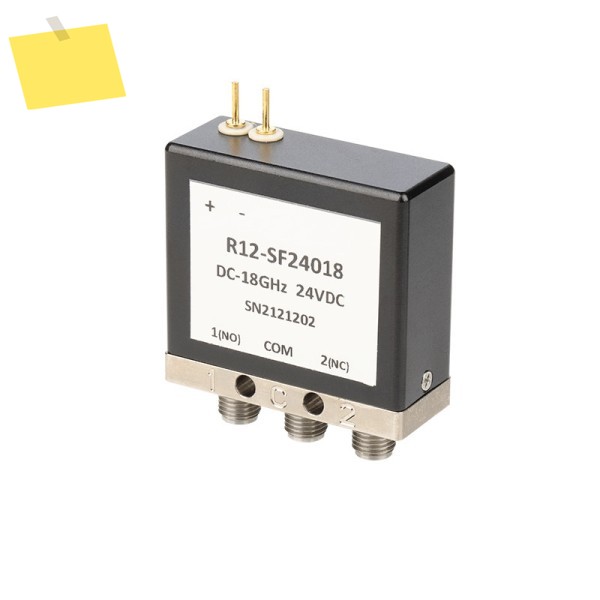 SPDT RF 동축 스위치 + TTLSMA 단극 양투형 12V24V 기계식 릴레이 DC-18GHz 제품 이미지