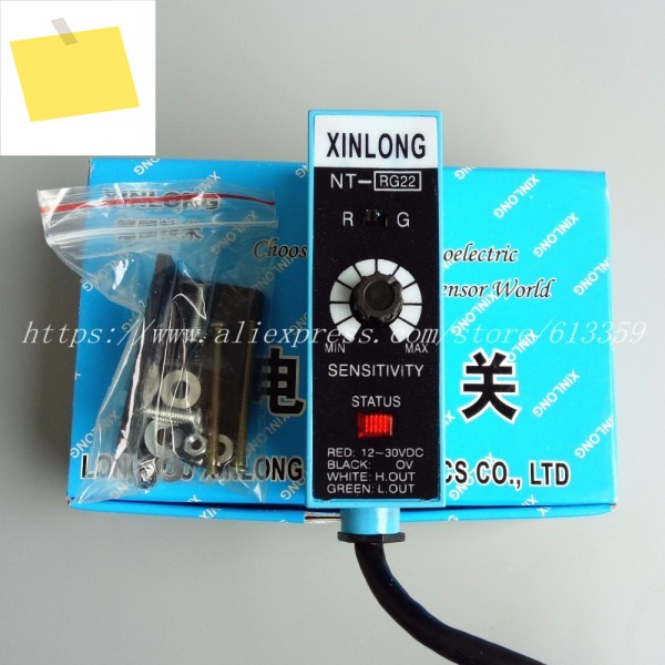 XINLONG NT-RG22 빨간색 녹색 색상 코드 센서 가방 제작 기계 광전 스위치 제품 이미지