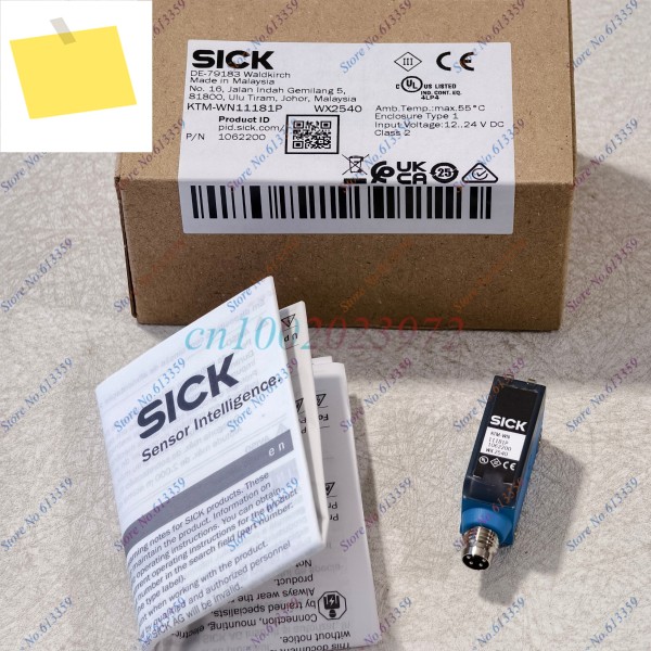 1PC 새 제품 SICK 컬러 센서 KTM-WN11181P 1062200 | 고정밀 산업용 색상 감지 반응 오토마용 제품 이미지