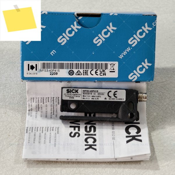 1PC Sick 새 원본 정품 포크 센서 WFS3-40P415 PNP 6043919 제품 이미지