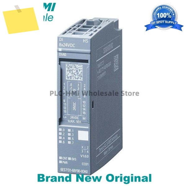 6ES7132-6BF00-0CA0 SIMATIC ET 200SP, 디지털 출력 모듈, DQ 8x 24VDC0.5A 새제품 제품 이미지