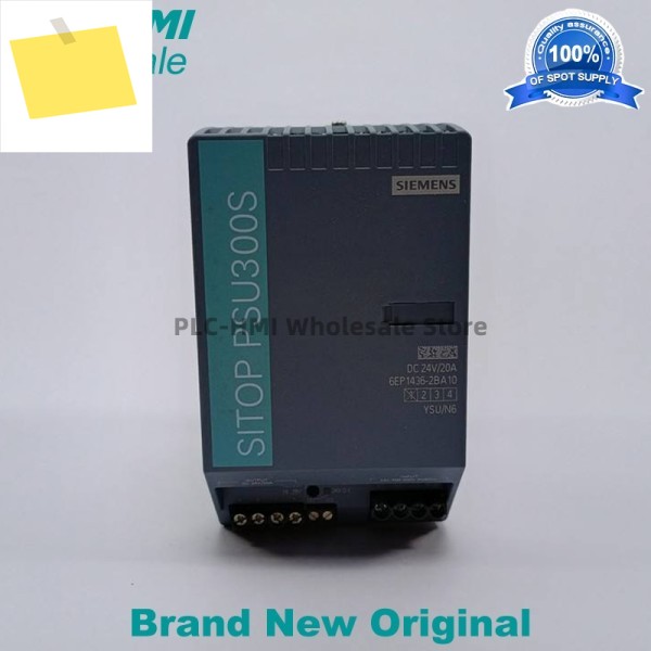 6EP1436-2BA10 SITOP PSU300S 20A 안정화 전원 공급 장치 입력: 400-500V 3 AC 정품 새 제품 제품 이미지