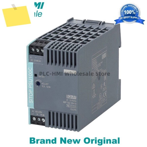 6EP1322-5BA10 SITOP PSU100C 12V6.5A 안정화 전원 공급 장치 입력: 120-230V AC 정품 새 제품 제품 이미지