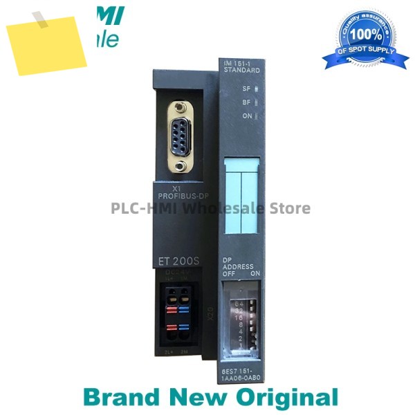 6ES7151-1BA02-0AB0 SIMATIC DP, 인터페이스 모듈 IM151-1 고급 기능 f. ET200S 정품 새 제품 제품 이미지
