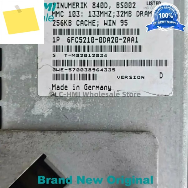 6FC5210-0DA20-2AA1 테스트 완료됨 정상 SINUMERIK FM NC810DDE840DDE MMC103 모듈 제품 이미지