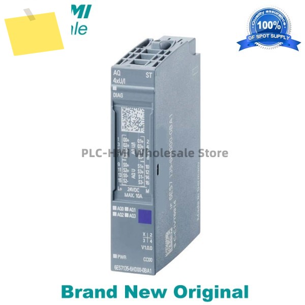 6ES7135-6HD00-0BA1 SIMATIC ET 200SP, 아날로그 출력 모듈, AQ 4XUI 표준 새제품 제품 이미지