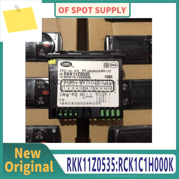 100% 새 제품, 이탈리아산 정품 당근 온도 조절기 CAREL RKK11Z0535: RCK1C1H000K 트리플 릴레이 제상 기능 포함 제품 이미지