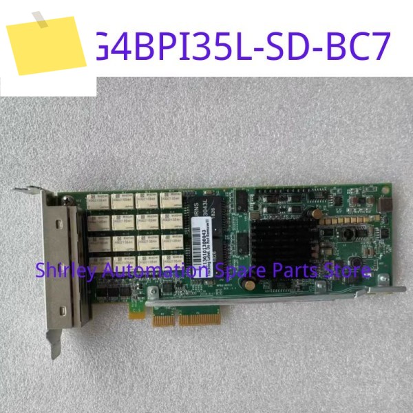 중고 I350-T4 PE2G4BPI35L-SD-bc7 4포트 낙뢰 보호 네트워크 카드 제품 이미지