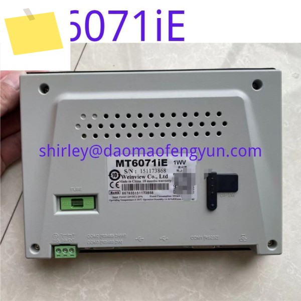 중고 Weilentong MT6071iE 터치스크린 보드 7인치 산업용 제어 인간-기계 인터페이스 제품 이미지