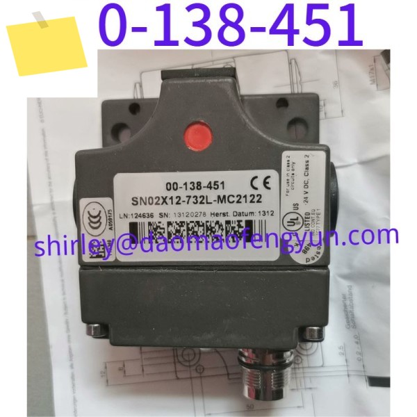 중고 센서 00-138-451 SN02X12-732L-MC2122 제품 이미지