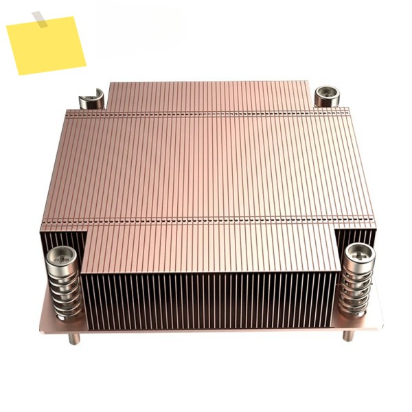 인텔 LGA1700 78x78MM 구멍 간격 200W TDP용 새 1U 패시브 팬리스 CPU 쿨러 제품 이미지