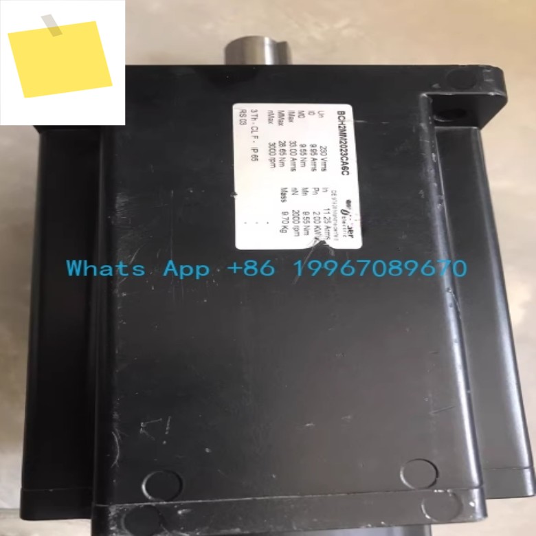 서보 모터 BCH2MM2023CA6C 전력 2KW, 9.55NM, 샤프트 직경 플랜지 110 기능 패키지 제품 이미지