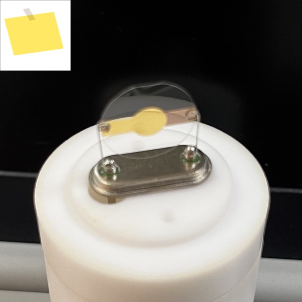 20pcs-QCM 센서 크리스탈 7.995MHz 금백금탄소SS304SS316L 제품 이미지
