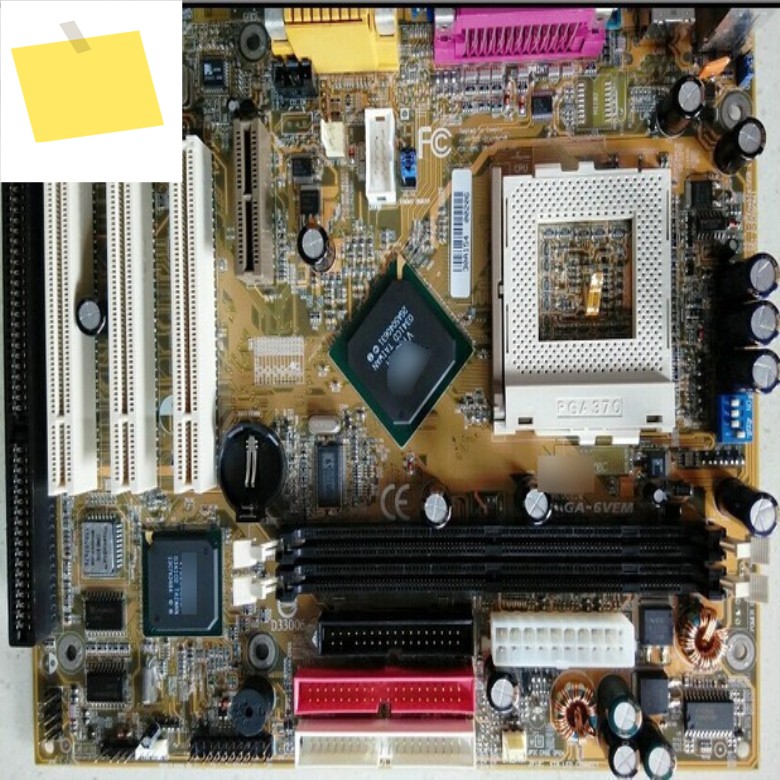 GA-6VEML 100% OK 정품 마더보드 ISA 메인보드, 8601T, 3PCI VGA LPT 1 슬롯 CPU 산업용 제품 이미지
