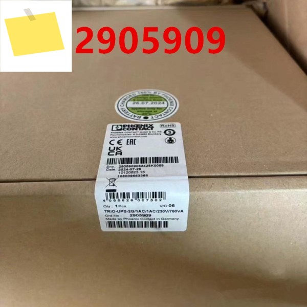 Phoenix Contact 2905909 TRIO-UPS-2G1AC1AC230V750VA용 새 원본 전원 공급 장치 제품 이미지