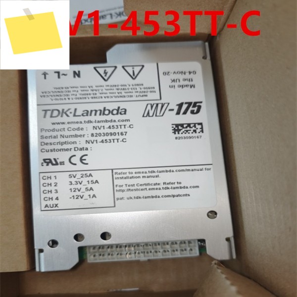 TDK-Lambda NV-175 전원 공급 장치 NV1-453TT-C용 기존 새 PSU 제품 이미지