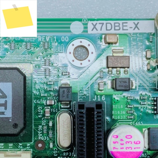 X7DBE-X 5000 칩셋 771 듀얼 채널 6 PCI-X 슬롯 비코딩 마더보드 제품 이미지