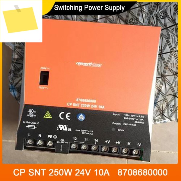 CP SNT 250W 24V 10A 8708680000 스위칭 전원 공급 장치 제품 이미지