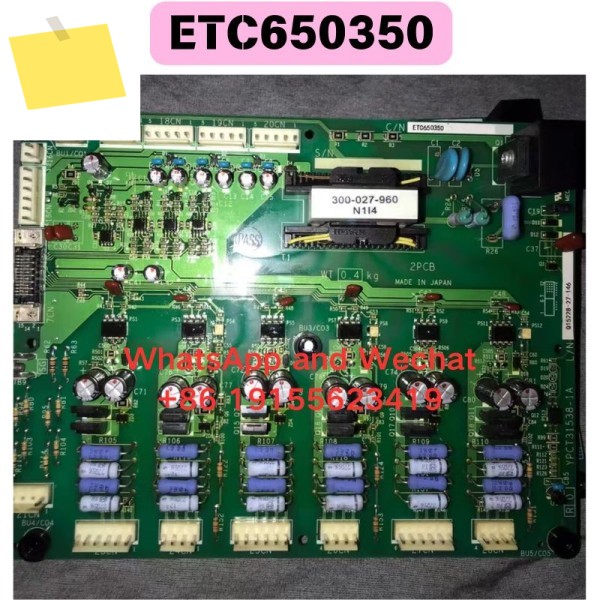 중고 ETC650350 Yaskawa 660V 정류기 유닛 인버터 드라이버 보드 기능 테스트 OK 제품 이미지