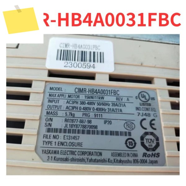 90% 신품 CIMR-HB4A0031FBC 주파수 변환기 테스트 완료 제품 이미지