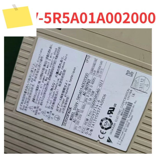 90% 신품 SGDV-5R5A01A 002000 서보 드라이버 테스트 완료 제품 이미지