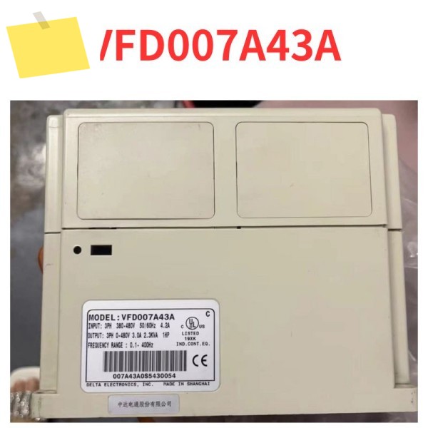 90% 신품 VFD007A43A 주파수 변환기 테스트 완료 제품 이미지