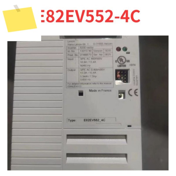 90% 신품 E82EV552-4C 주파수 변환기 테스트 완료 OK 제품 이미지