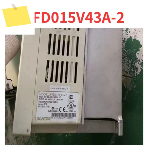 90% 신품 VFD015V43A-2 주파수 변환기 테스트 완료 제품 이미지