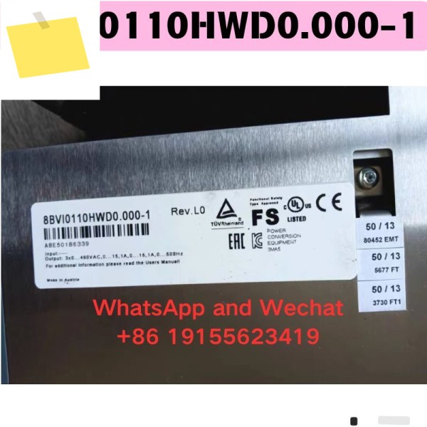 사용된 8BVI0110HWD0.000-1 드라이버 기능 테스트 완료 제품 이미지