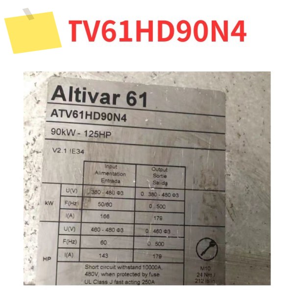 90% 신품 ATV61HD90N4 주파수 변환기 테스트 완료 OK 제품 이미지