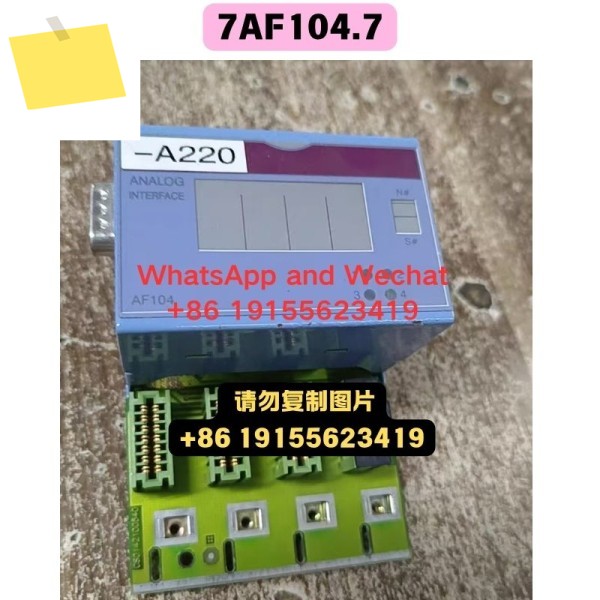 신품 원본 및 중고 7AF104.7 PLC 모듈 기능 테스트 OK 제품 이미지