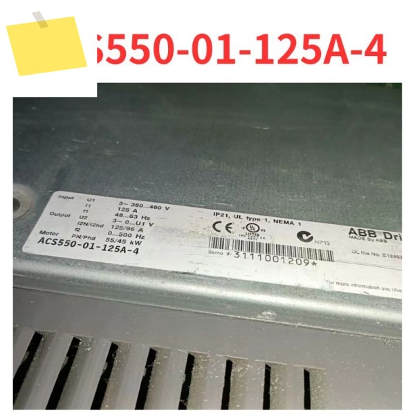 중고 ACS550-01-125A-4 주파수 변환기 테스트 완료 제품 이미지