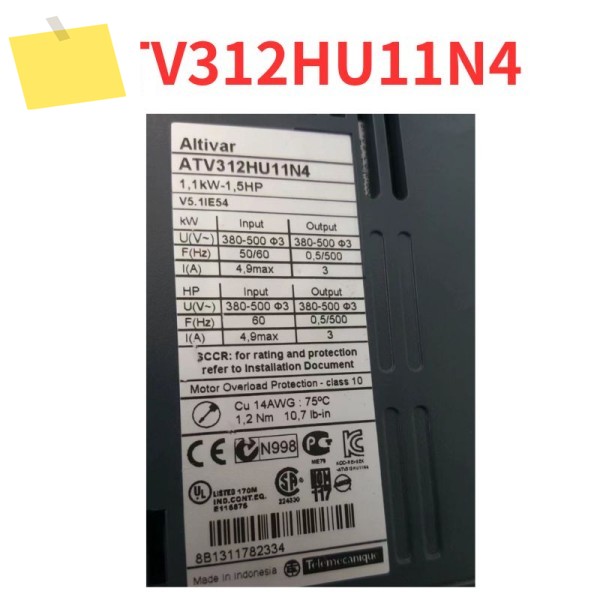 90% 신품 ATV312HU11N4 주파수 변환기 테스트 완료 제품 이미지