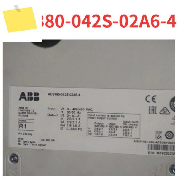 90% 신품 ACS380-042S-02A6-4 주파수 변환기 테스트 완료 제품 이미지