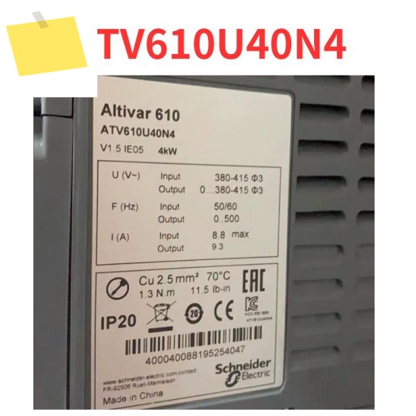 90% 신품 ATV610U40N4 주파수 변환기 테스트 완료 제품 이미지