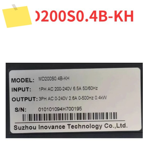 90% 신품 MD200S0.4B-KH 주파수 변환기 테스트 완료 OK 제품 이미지