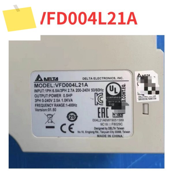 90% 신품 VFD004L21A 주파수 변환기 테스트 완료 제품 이미지
