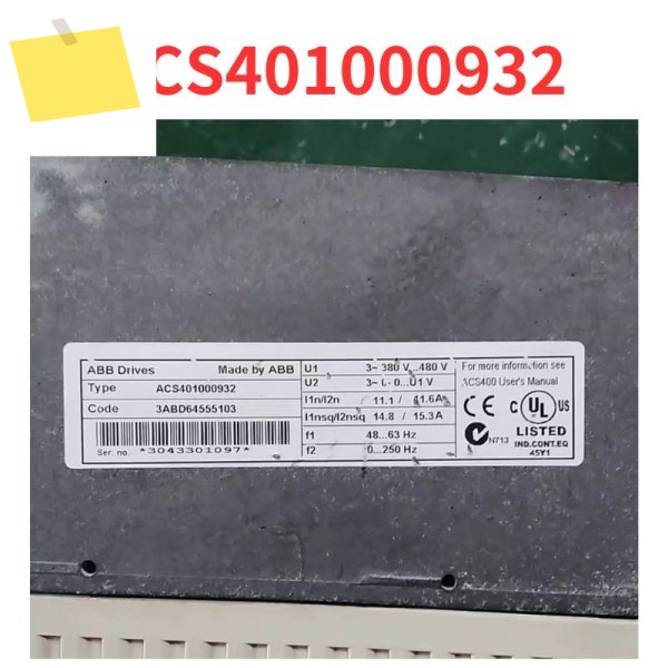 90% 신품 ACS401000932 주파수 변환기 테스트 완료 OK 제품 이미지