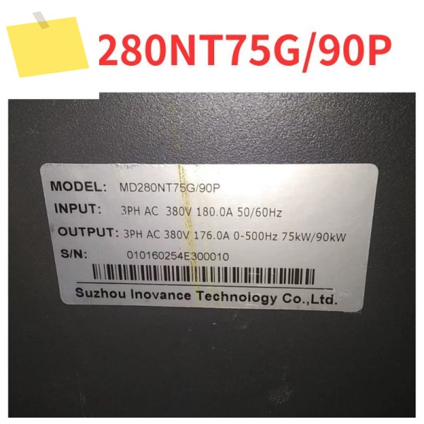 90% 신품 MD280NT75G90P 주파수 변환기 테스트 완료 제품 이미지